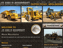 Tablet Screenshot of jdwellsequipmentinc.com